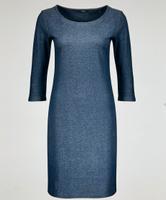 Opus - Gr. 36 Sweatkleid „Wonka“ Denim Solid-3/4 Arm-blau Nordrhein-Westfalen - Coesfeld Vorschau
