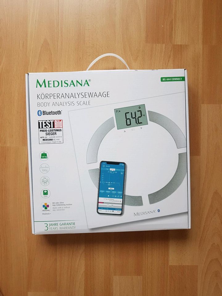 Körperwaage mit Bluetooth von Medisana in Fuldabrück