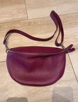 Bodybag / Crossbody Bag - echtes Leder - ca. 28x20x8 cm - beere Bayern - Eschau Vorschau