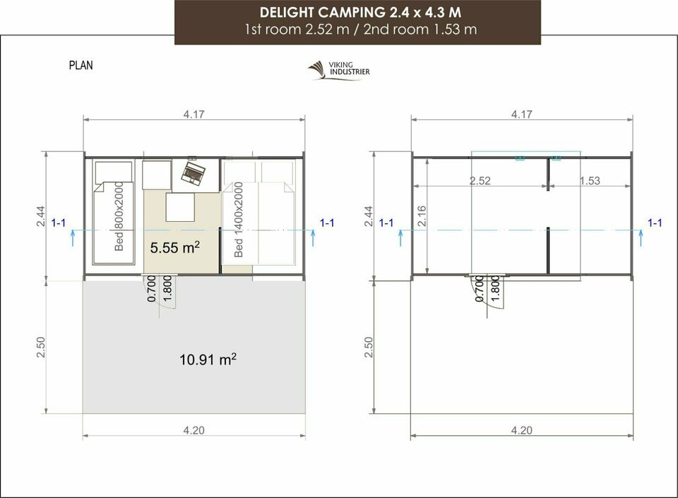 Gartenhaus Blockhaus Gartenhäuser Holz Camping 429x248cm, 383884 in Versmold