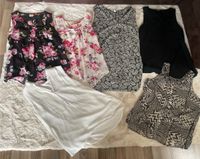 Bluse schick Only Vero Moda H&M Gr.38/M Blumen Feder weiß schwarz Nordrhein-Westfalen - Willich Vorschau