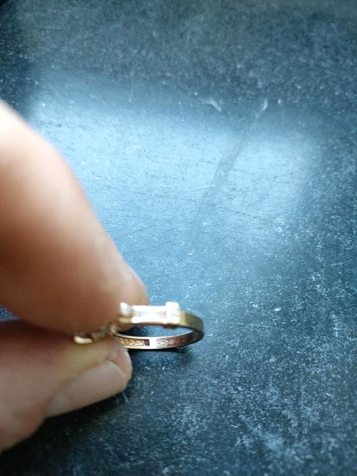 Gold Ring 585 Gold 4.32 Gram RG 14/54 in Hamburg