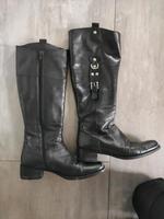 Leder Stiefel schwarz Esprit 38 weit Thüringen - Weimar Vorschau