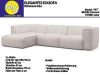 Sofa Couch Wohnlandschaft L Form Cordstoff Samtcord natur Nordrhein-Westfalen - Mettingen Vorschau