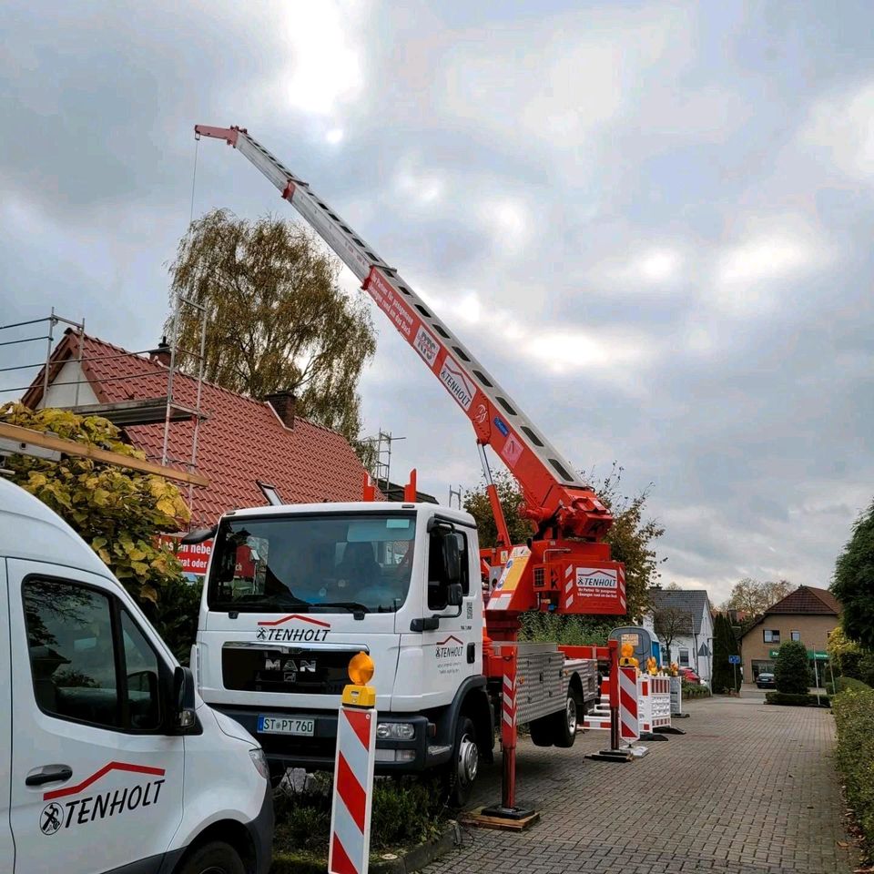 Kranvermietung, Hubsteigerarbeiten, Kranservice, Klaas K 25-30 TS in Lengerich