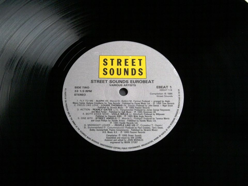 12" Vinyl LP Various Artists EURO BEAT UK Streetsounds Hi-NRG in Mönchengladbach