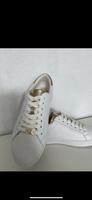 Neu Michael Kors Sneakers Leder Weiß Gold Designer 40 Düsseldorf - Wittlaer Vorschau