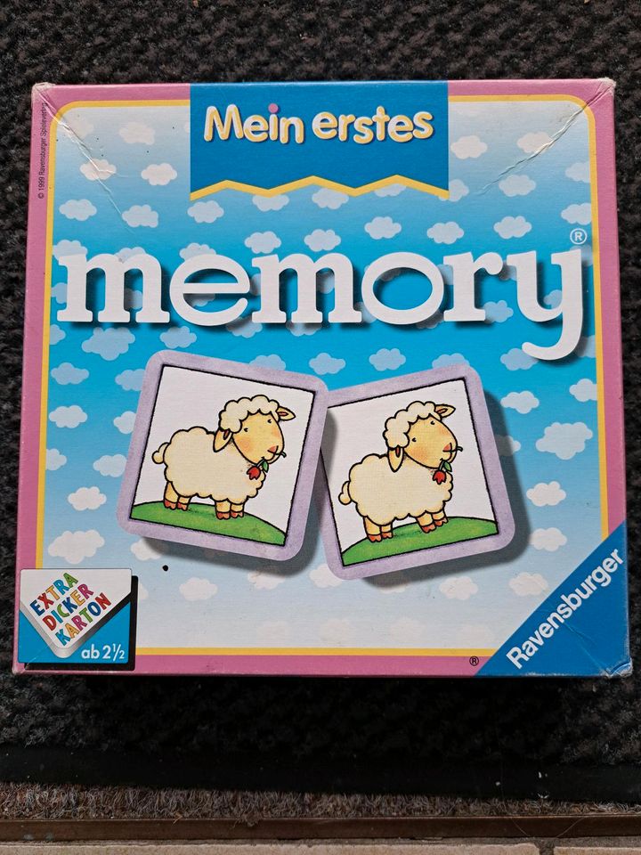 Mein erstes Memory ravensburger Gesellschaftsspiel in Trittau