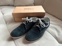 Friboo Leder Halbschuhe blau schick Gr. 37 festlich Kommunion Baden-Württemberg - Trossingen Vorschau