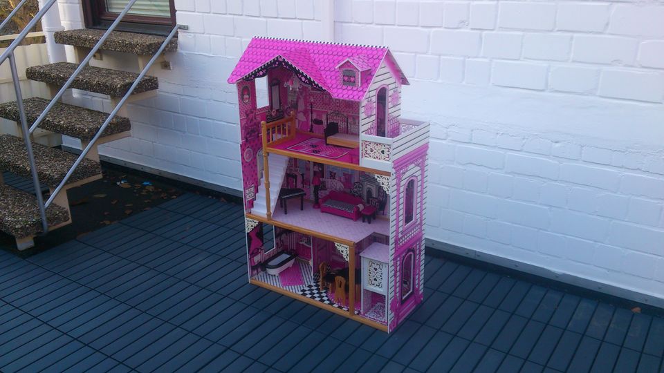 "KIDKRAFT - Puppenhaus - Barbie & Co. - pink - rosa" in Alzey