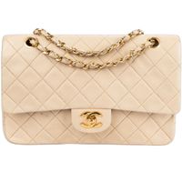 Chanel Lammleder 24K Gold Medium Double Flap Tasche Timeless Sachsen-Anhalt - Halle Vorschau