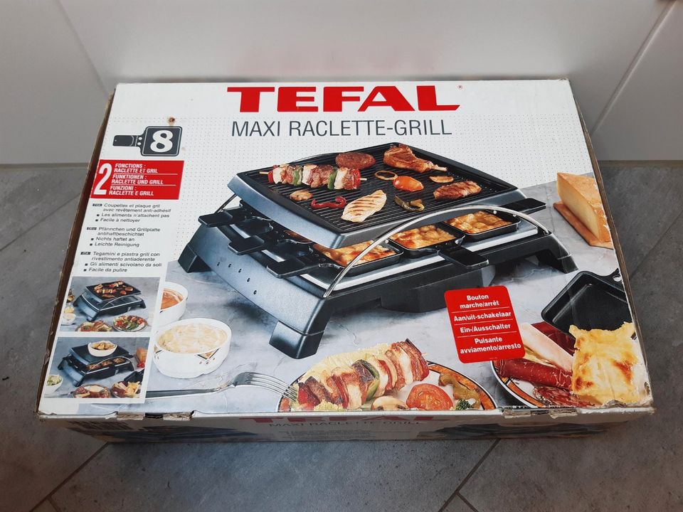 Afdaling partij behang Verkaufe 1 TEFAL-Raclette-Grill Gourmet Type 1372 Serie1-8Person in Bayern  - Nördlingen | Haushaltskleingeräte gebraucht kaufen | eBay Kleinanzeigen  ist jetzt Kleinanzeigen