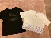 2 x Mädchen T-Shirt Puma 152 schwarz weiß Crop Glitzer Nordrhein-Westfalen - Nörvenich Vorschau