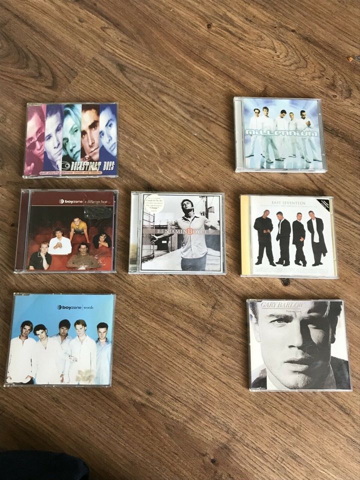 Cd‘s diverser Boygroups - Backstreet Boys - East 17 - Boyzone in Bargeshagen