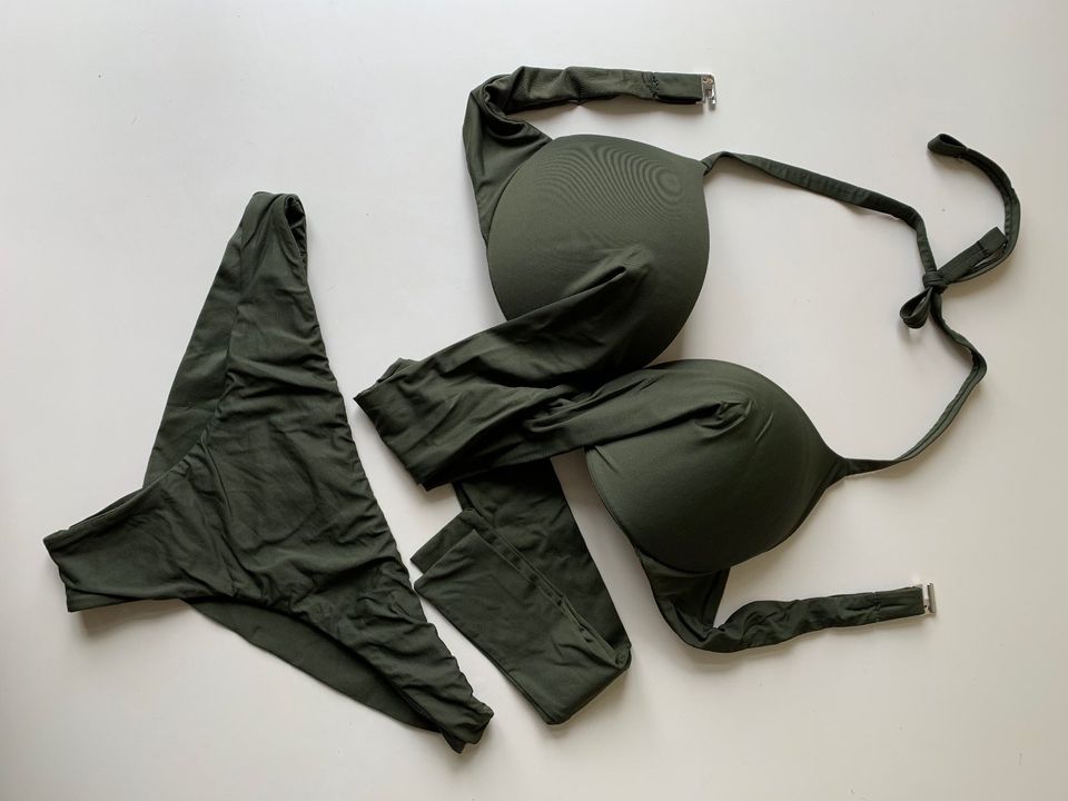 Bezaubernder Calzedonia Push up Bikini in 85B mit Pants in khaki in Berlin  - Mitte | eBay Kleinanzeigen ist jetzt Kleinanzeigen