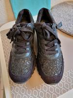 Tom Tailor Glitzer Sneaker schwarz sehr schick Bayern - Stadtbergen Vorschau