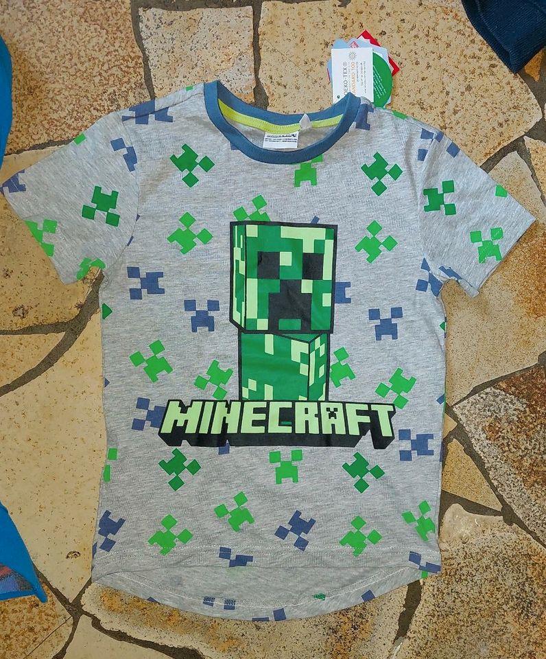 T-Shirt 110 116 Langarm Hoodie Spiderman Minecraft Ninjago Lego in Fürstenfeldbruck