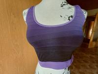 Sport-BH Fitness Bustier Ergee in lila-schwarz Gr. S Bayern - Arnstorf Vorschau