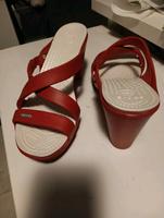 crocs heels  Pantoletten badeschuhe rot 10/ 42 neu Rheinland-Pfalz - Frankenthal (Pfalz) Vorschau