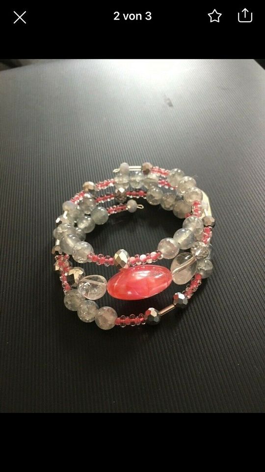 Armband, neu, Spirale, Glasperlen in Bremen