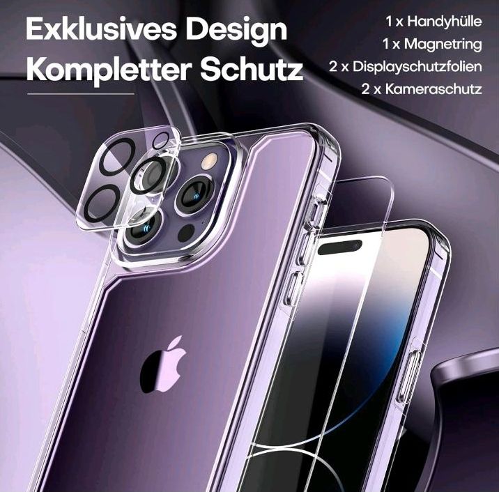 3 Sets iPhone 15 Schutzhülle von Tauri in Büchenbach