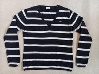 Lacoste Damen Pulli schwarz weiß Gr. 42 Baumwolle Bayern - Erlangen Vorschau