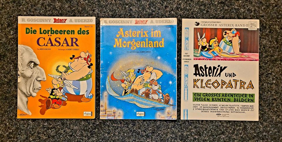 Asterix Comic - Die Lorbeeren d Cesär - im Morgenland - Kleopatra in Hamburg