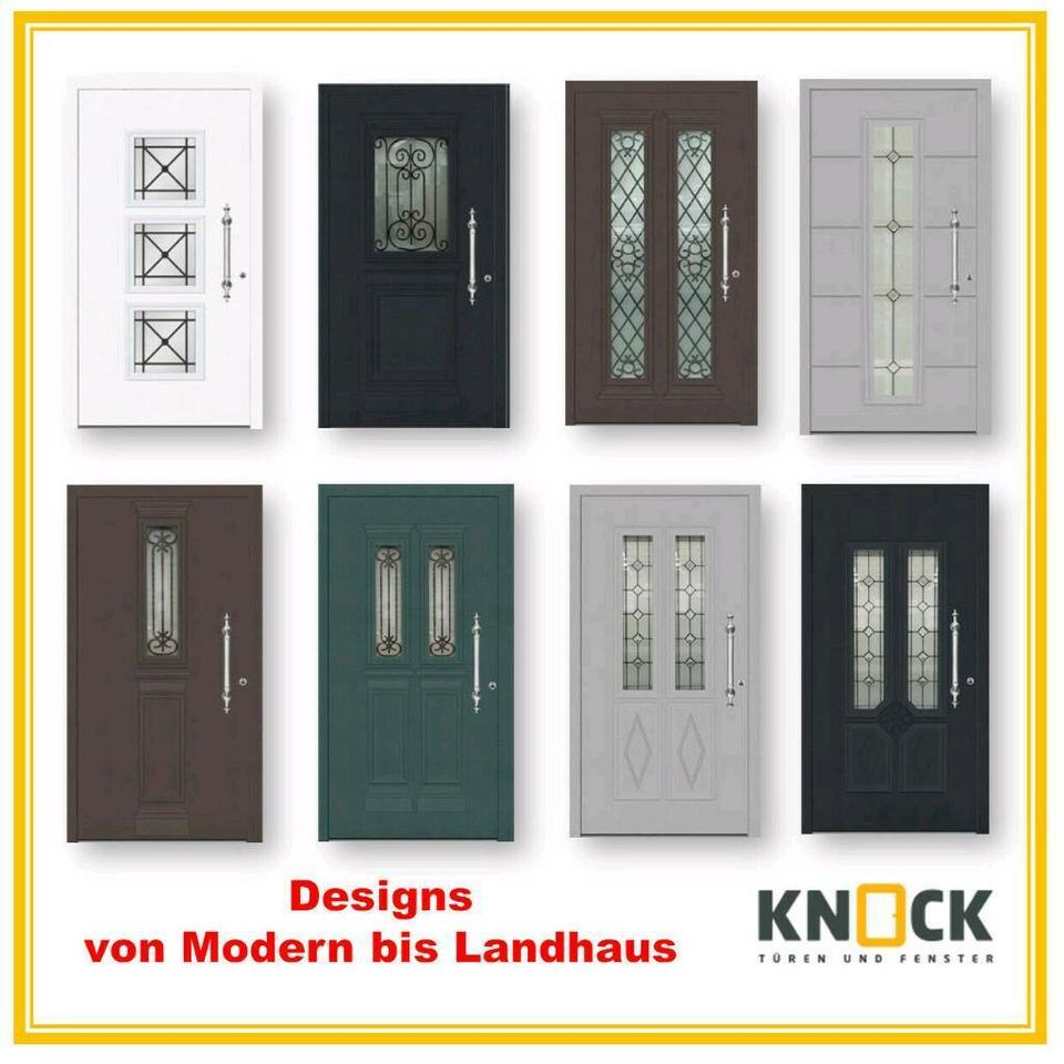 Klasssiche Aluminium Haustüren Landhaus Vintage Industrie Style ✅ in Essen