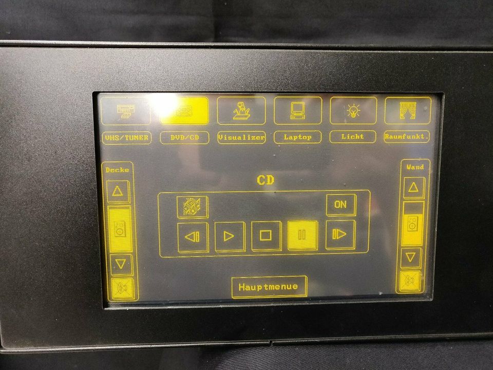 AMX AXCENT PRO Controlframe mit Touchdisplay / Saalsteuerung in Assamstadt