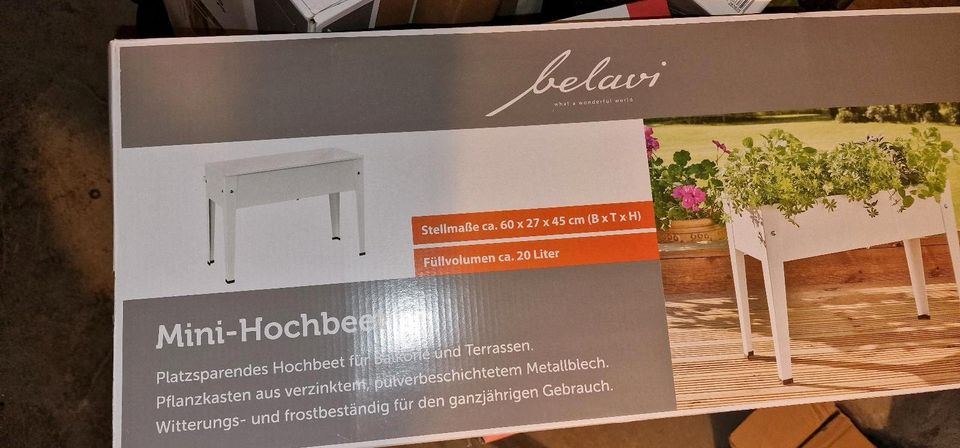 2 Hochbeet neu Original verpackt  weiß in Lennestadt