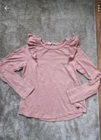 H&M LA-Shirt Longsleeve mit Volants Gr.122/128 Altrosa Berlin - Treptow Vorschau