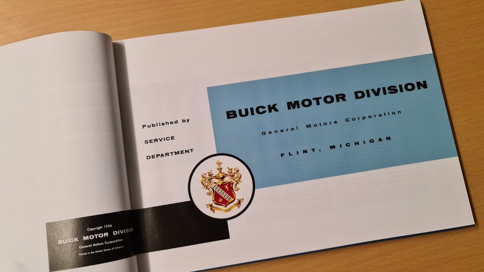 1956 Buick Dealer Guide / Gebäude Architektur 1950er in Besigheim