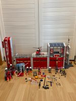 Playmobil Feuerwehrstation + diverses Zubehör Hessen - Obertshausen Vorschau