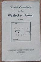 Antiquität, Ski- und Wanderkarte, Waldecker Upland,  1952 Hessen - Willingen (Upland) Vorschau