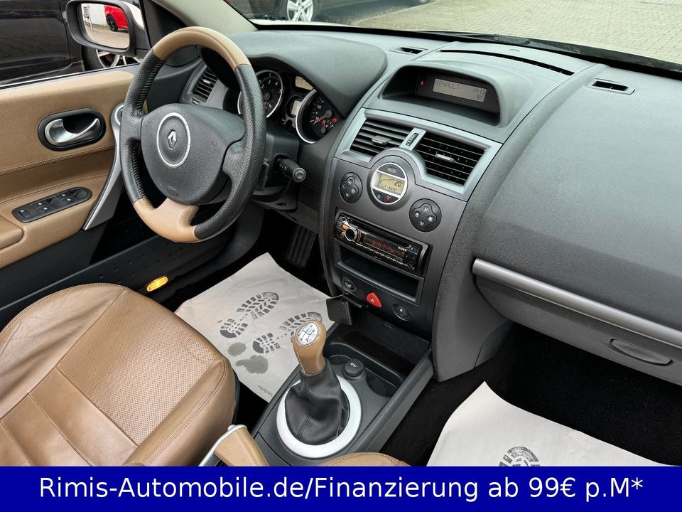 Renault Megane II Cabrio Dynamique TÜV Neu Leder PDC Shz in Gelsenkirchen