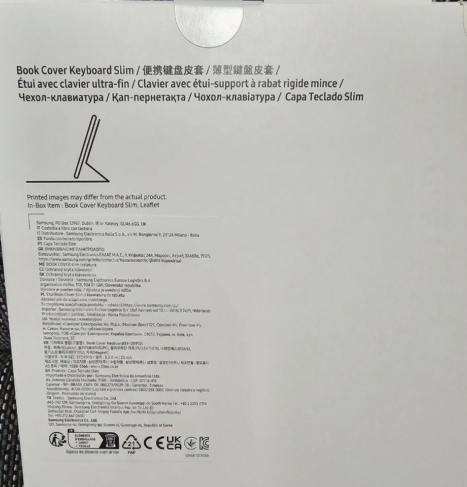 Samsung Book Cover Keyboard Slim EF-DX910 (Neu ) Muss raus. in Essen