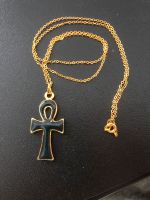 Goldene Kette mit ägyptischen Ankh Kreuz Stuttgart - Stuttgart-Süd Vorschau