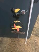 Gartenstecker Willkommensschild Rabe Windrad deko Garten Bayern - Schweinfurt Vorschau