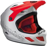 Bluegrass Explicit Full Face Helm M (56-58), weiß - schwarz - rot Niedersachsen - Calberlah Vorschau