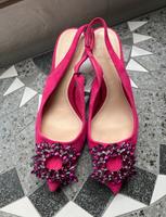 Zara Pumps Sandalen Strass Gr. 36 neu Düsseldorf - Pempelfort Vorschau