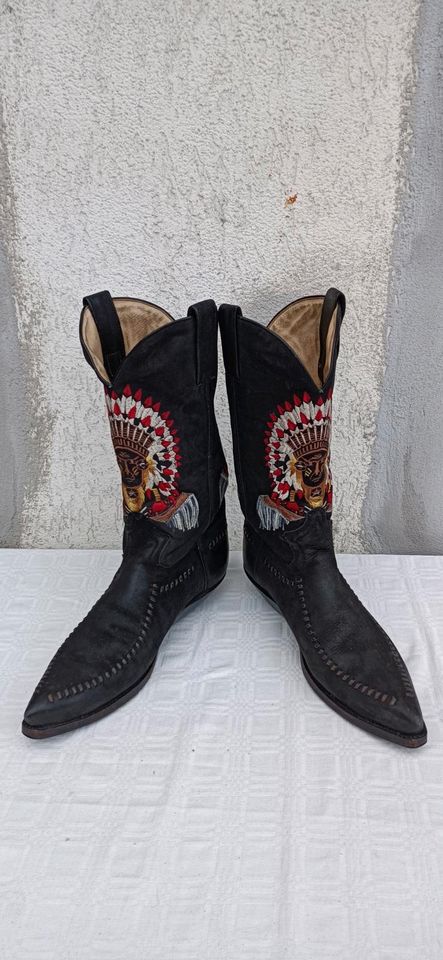 Sendra 2828 Cowboy Stiefel Indian Größe 43 in Dettelbach