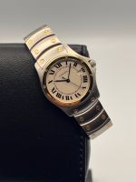 Cartier Santos Ronde 18k Gold Stahl 1551 Unisex Uhr Vintage Quarz Bayern - Jandelsbrunn Vorschau