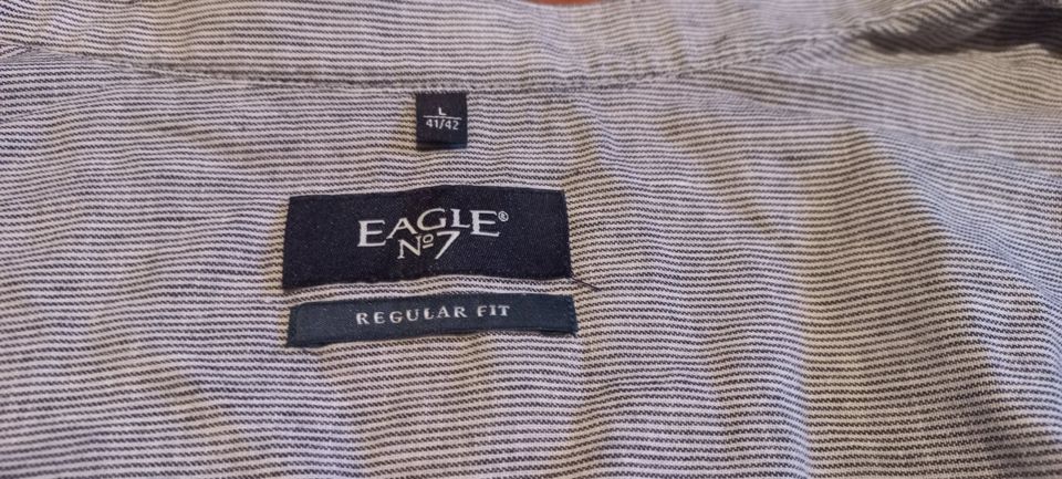 Herrenhemd der Marke Eagle No. 7 (ADLER) in Größe L (41/42) in Kiel