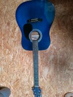 Gitarre blau Nordrhein-Westfalen - Gevelsberg Vorschau