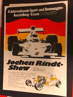 Poster Plakat Jochen Rindt Show Essen  1973 Nordrhein-Westfalen - Dinslaken Vorschau