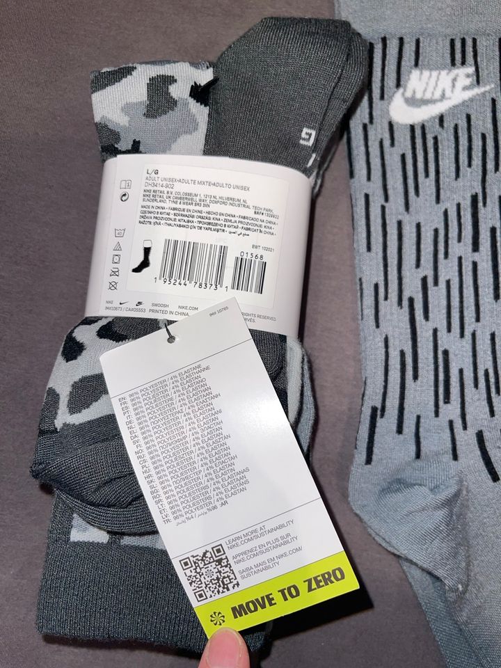 Nike Everyday Essential Crew Socken Gr. 42 - 46 Camo in Tautenhain