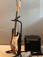 J & D Mini E-Gitarre mit Fame Amplifier ML-20R (+ Zubehör) Dithmarschen - Wesseln Vorschau