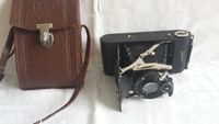 Zeiss Ikon Klappkamera alt mit Ledertasche Sachsen - Lunzenau Vorschau