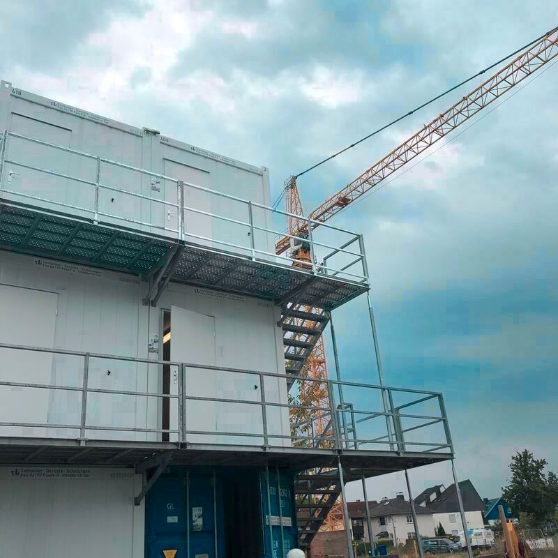 Vermietung von neuen & gebrauchten Containerlösungen für Büro Bau Handwerk Industrie Logistik Veranstaltung Messe Event Großprojekt Soziales - Bürocontainer für temporäre & dauerhafte Einsätze Baubüro in Heidelberg