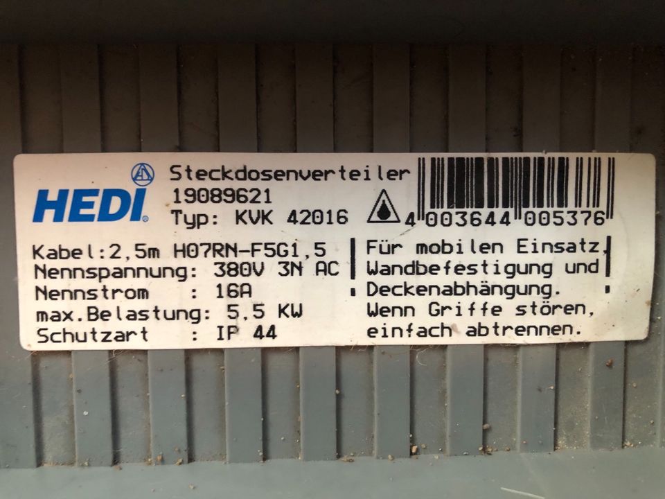Steckdosenverteiler , Baustrom inkl. Adapterkabel in Radebeul